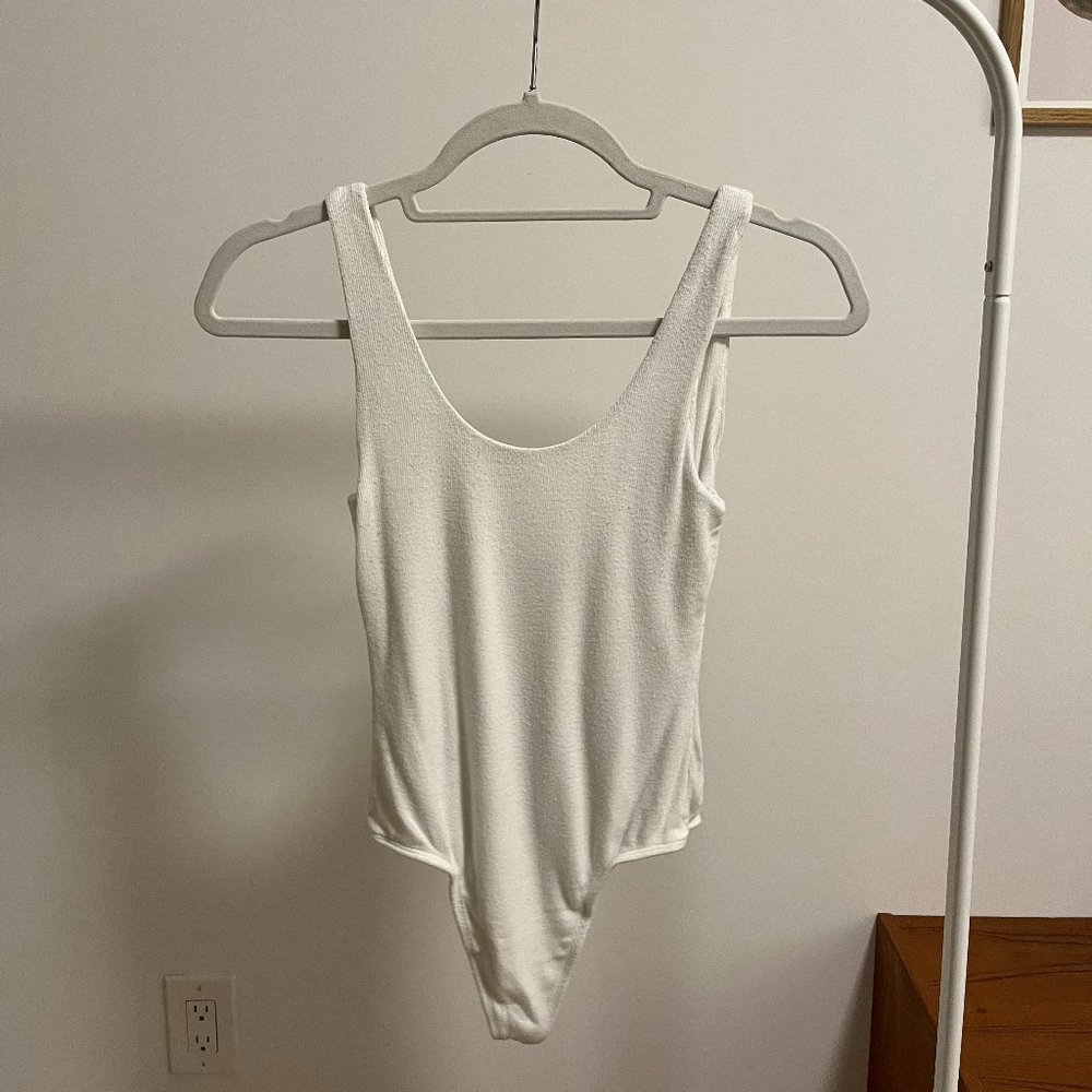 Babaton Ribbed Jersey Bodysuit